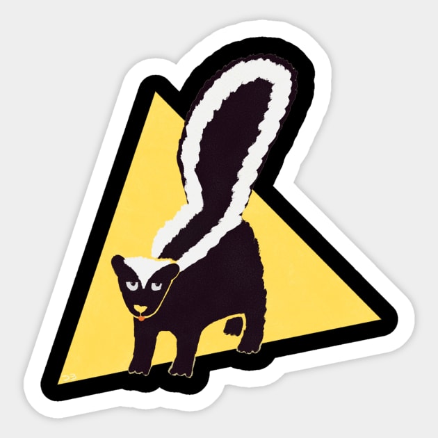 SASSY SKUNK Sticker by indricahyani